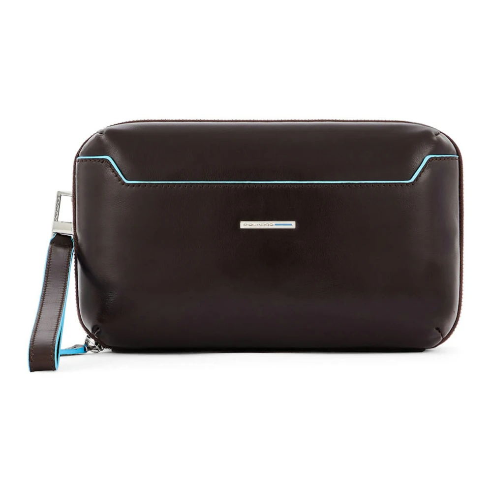 Piquadro Herren Braun - Pochette Tasche Mit Zwei Fächern - Bags - One Size