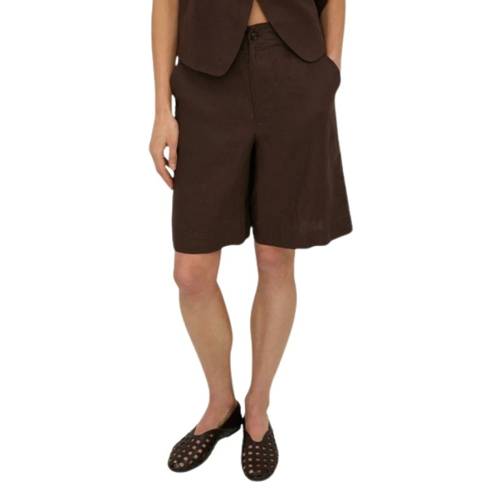 Yerse Damen Braun - Rita Shorts - Shorts - S