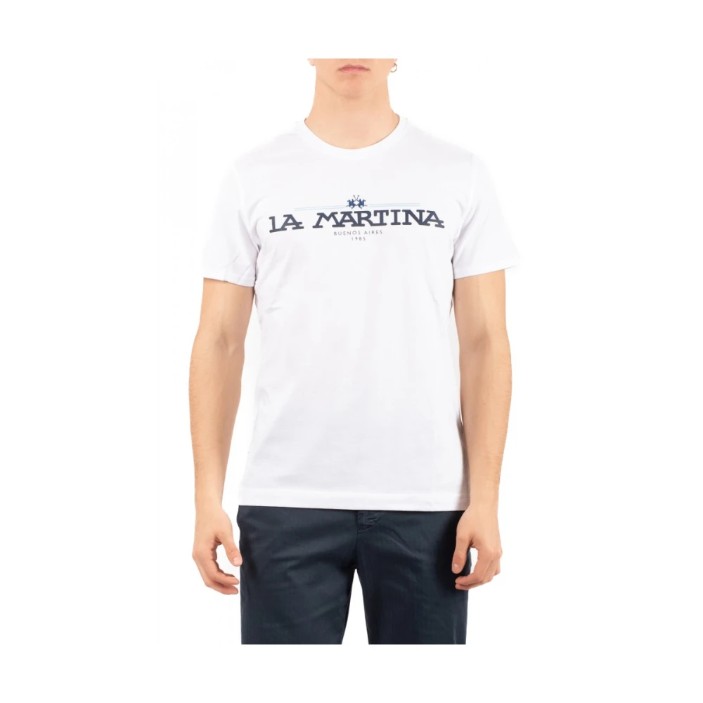 La Martina Herren Weiß - Stilvolle T-Shirt Kollektion - Tops - 2XL