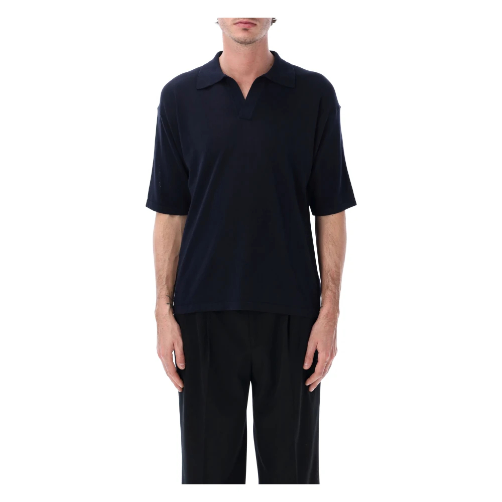 Roberto Collina Herren Blau - Over Polo - Tops - M