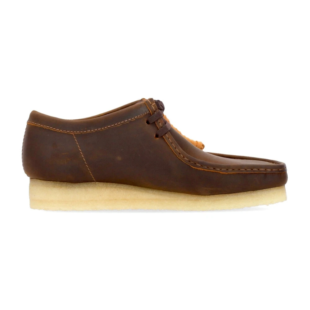 Clarks Herren Braun Stiefeletten Wallabee - Bild 3