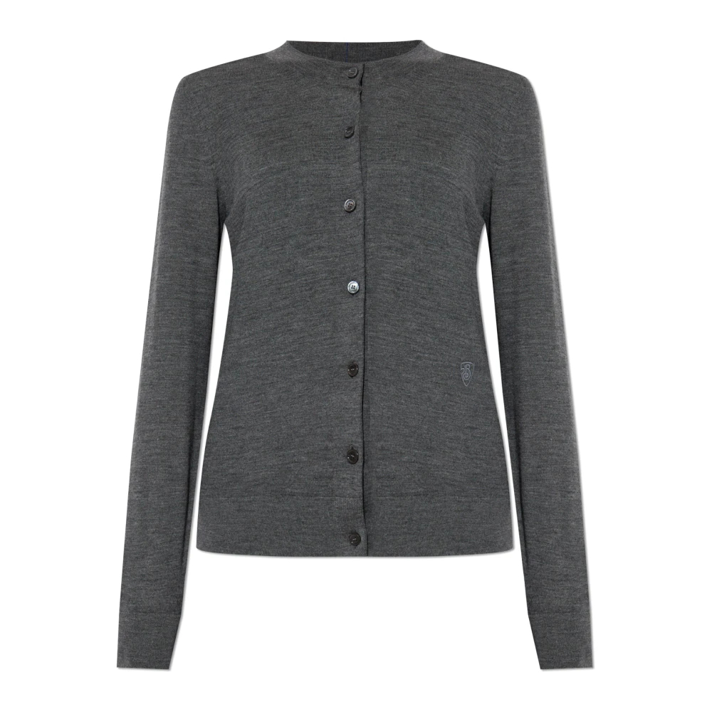 Burberry Damen Grau - Woll-Cardigan - Knitwear - M