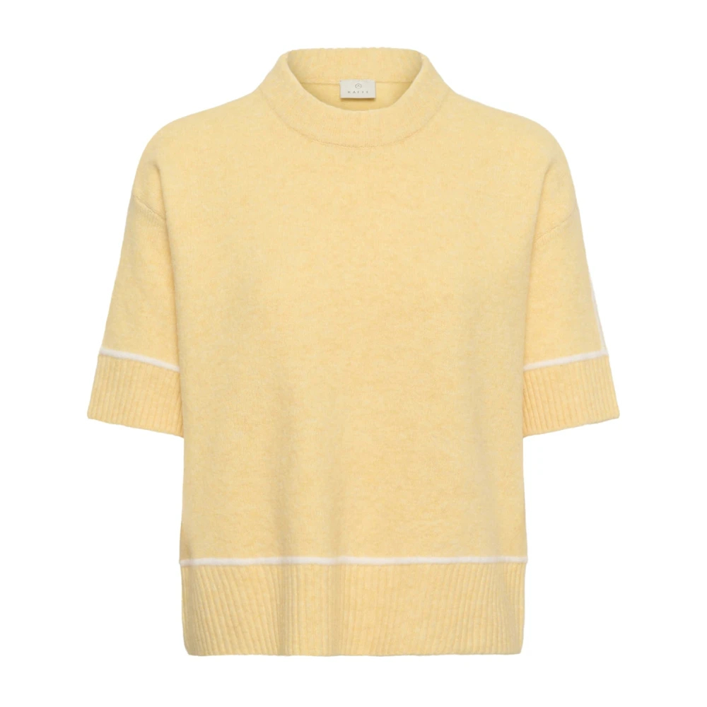 Kaffe , Damen, Strickwaren, Gelb, L - Bild 5