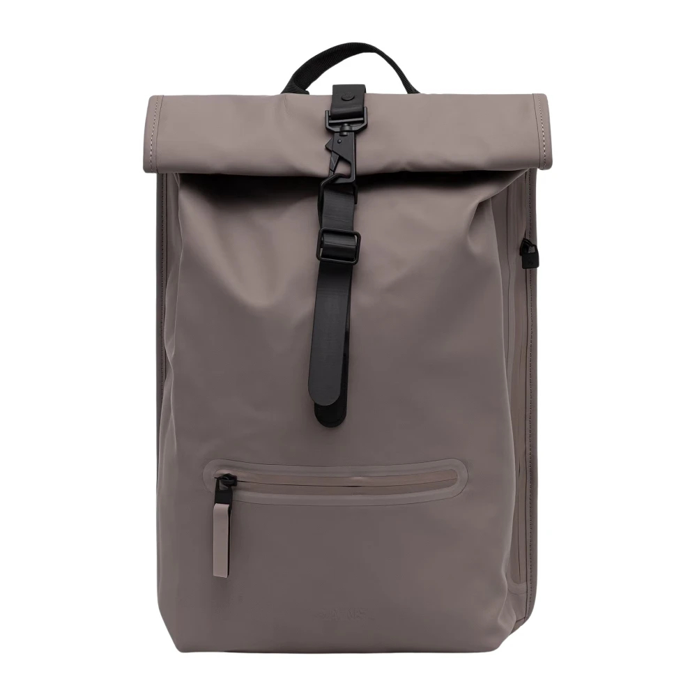 Rains Unisex Gris Rucksack Mit Rollverschluss - Bild 7