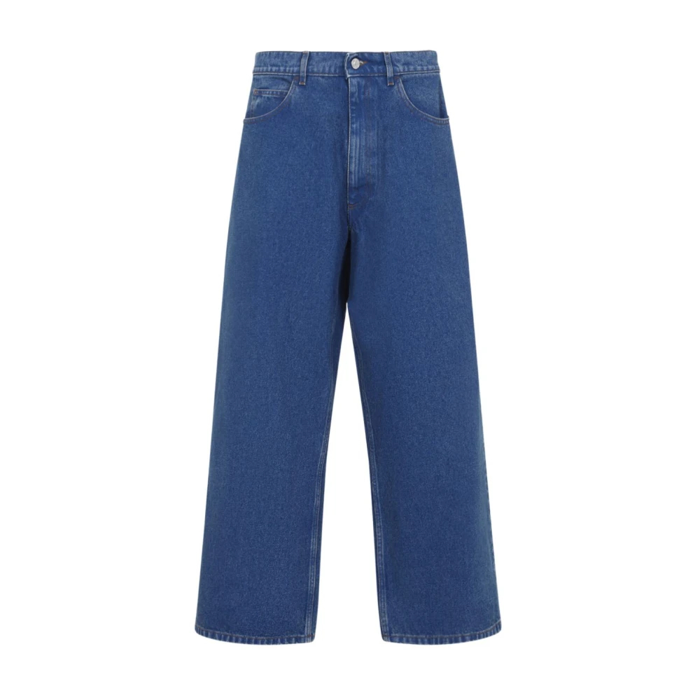 Marni Herren Blau - Ocean Denim Jeans Mit Logo Patch - Jeans - W30
