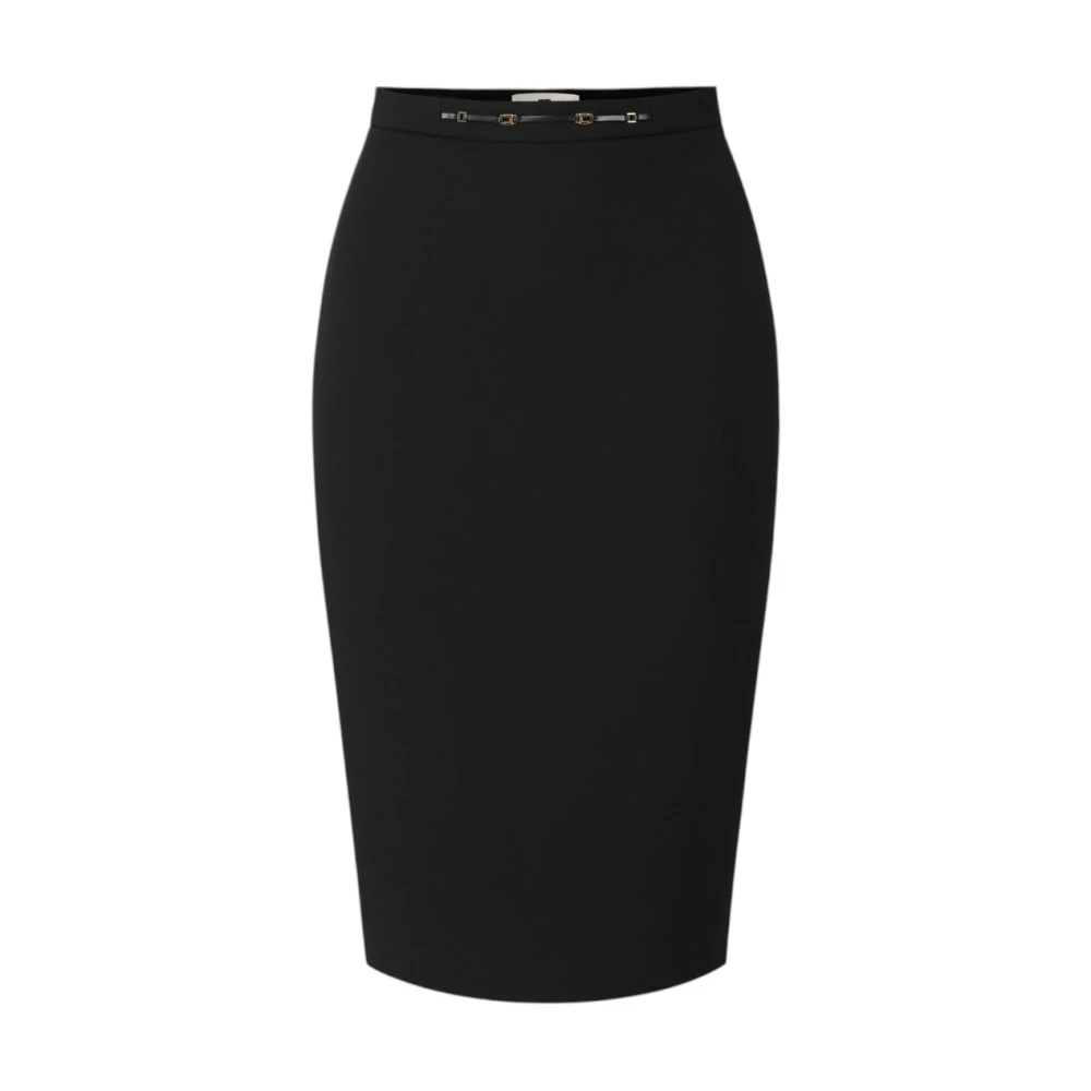 Elisabetta Franchi , Damen, Röcke, Schwarzk, L - Bild 7