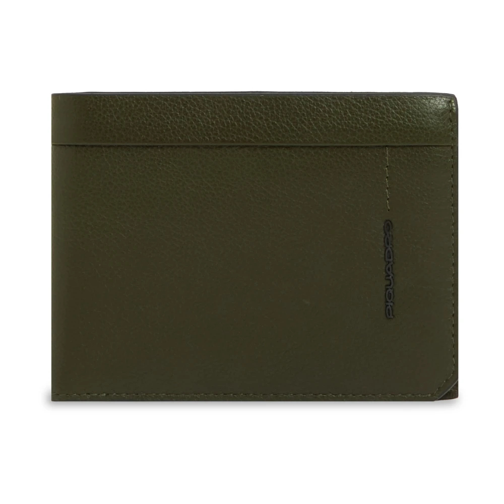 Piquadro Herren Grün - Geldbörse Mit Aufklappbarem Ausweisfenster - Accessories - One Size