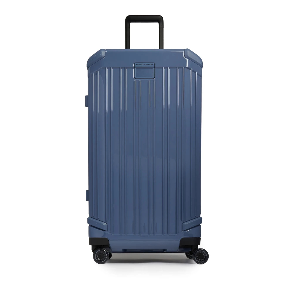 Piquadro Unisex Blau - Hartschalen-Trolley Mit 4 Rollen In Kofferform - Suitcases - One Size