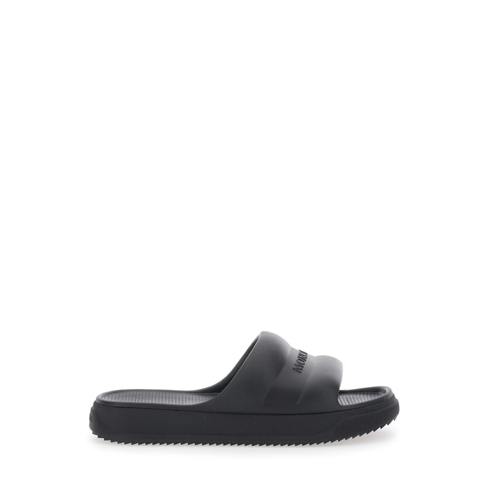 Moncler Schwarze Gummi Flache Sandalen Eu Größe 36 - Bild 3