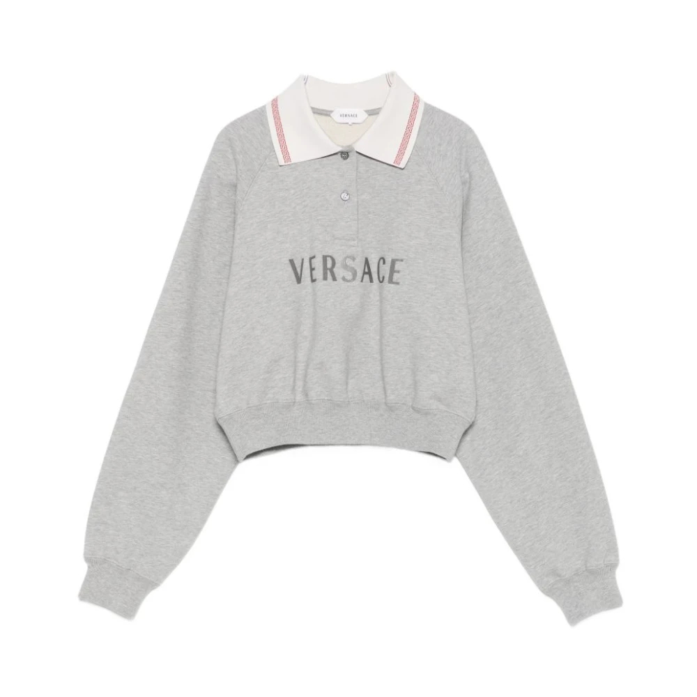 Versace , Damen, Sweatshirts & Hoodies, Grau, S - Bild 4