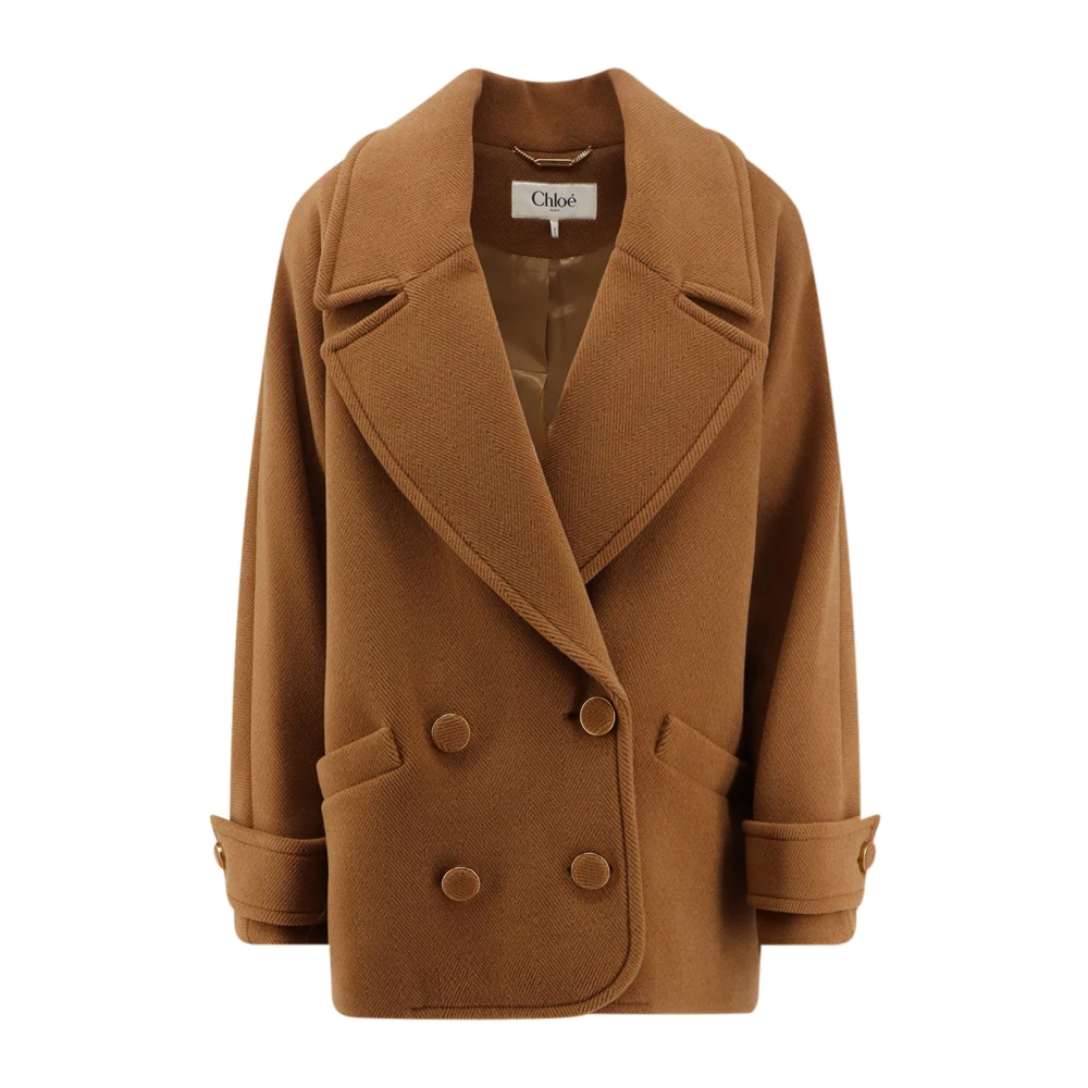 Chloé - H26 Jacke - Coats - Damen - Braun - S - Bild 10