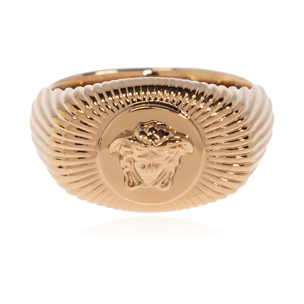 Versace Herren Gelb - Medusa Head Siegelring - Accessories - 62 Mm
