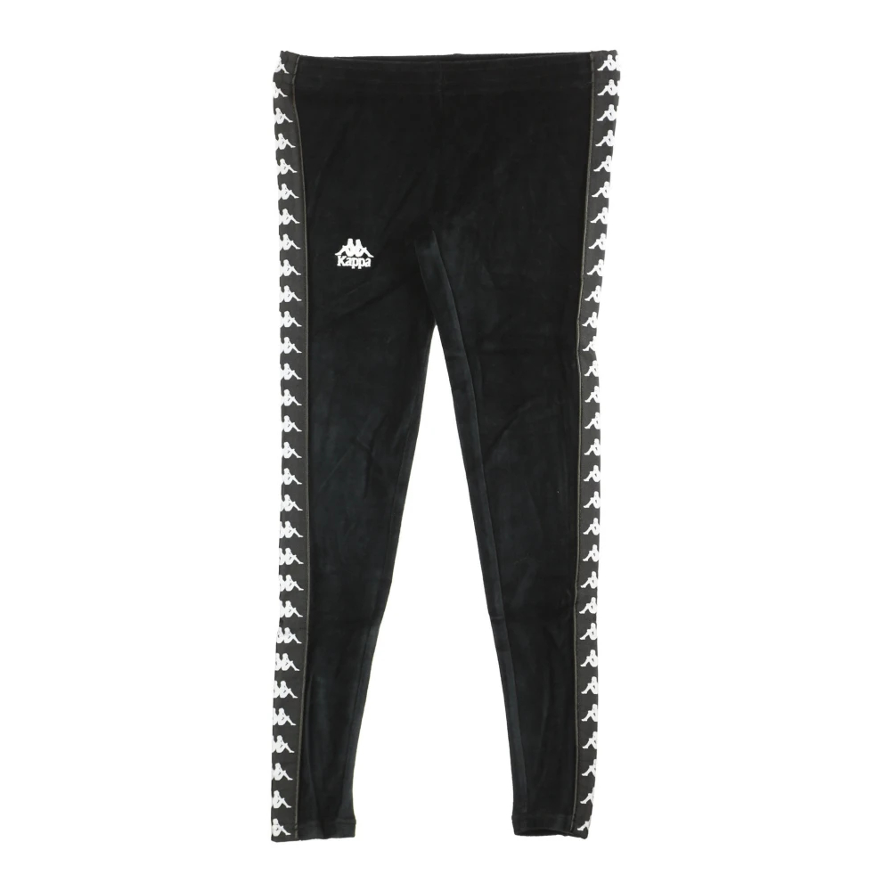 Kappa Damen Schwarz - E/Weiße Trainingshose Für - Trousers - K - S
