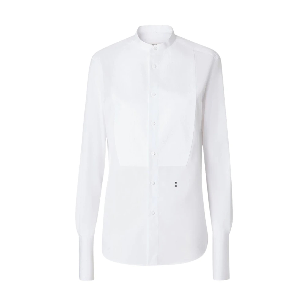Fendi - Popeline Hemd - Blouses & Shirts - Damen - Weiß - S - Bild 8