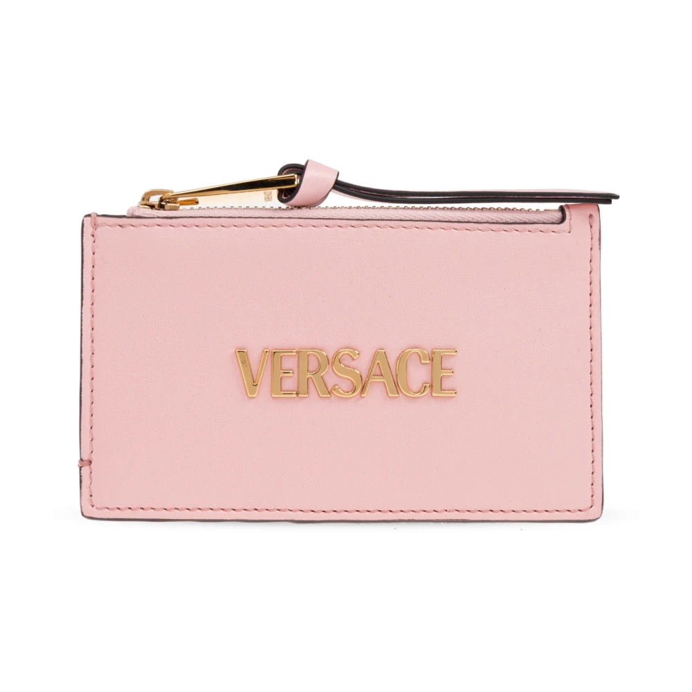 Versace Damen Rosa - Lederkartenhalter - Accessories - One Size