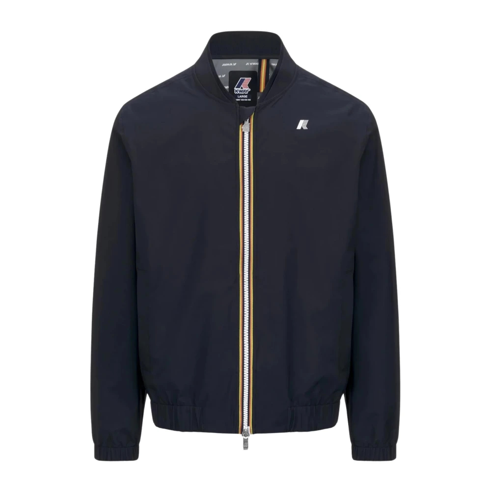 K-Way Herren Blau - E Wasserdichte Windbreaker-Jacke - Jackets - M