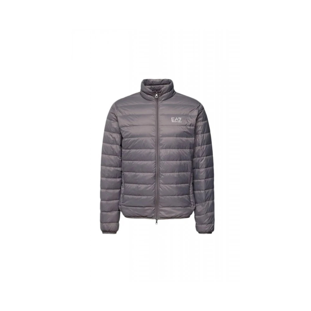Emporio Armani Ea7 Herren Grau - Core Identity Packable Daunenjacke - Jackets - 2XL