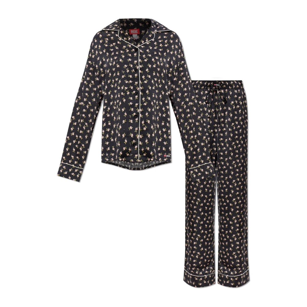 Diesel Damen Schwarz - Set-Maggie-D-Core - Nightwear & Lounge - K - Xl