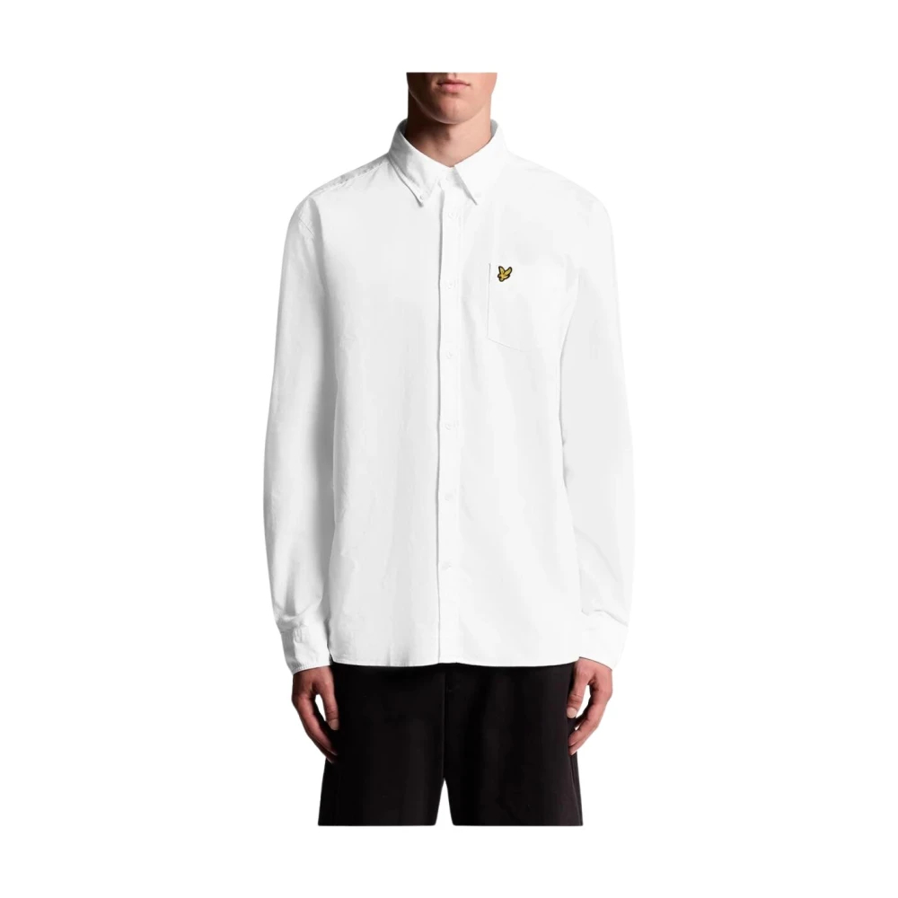 Lyle and Scott, Herren, Hemden, Plain Oxford, Weiss, (XL) - Bild 7