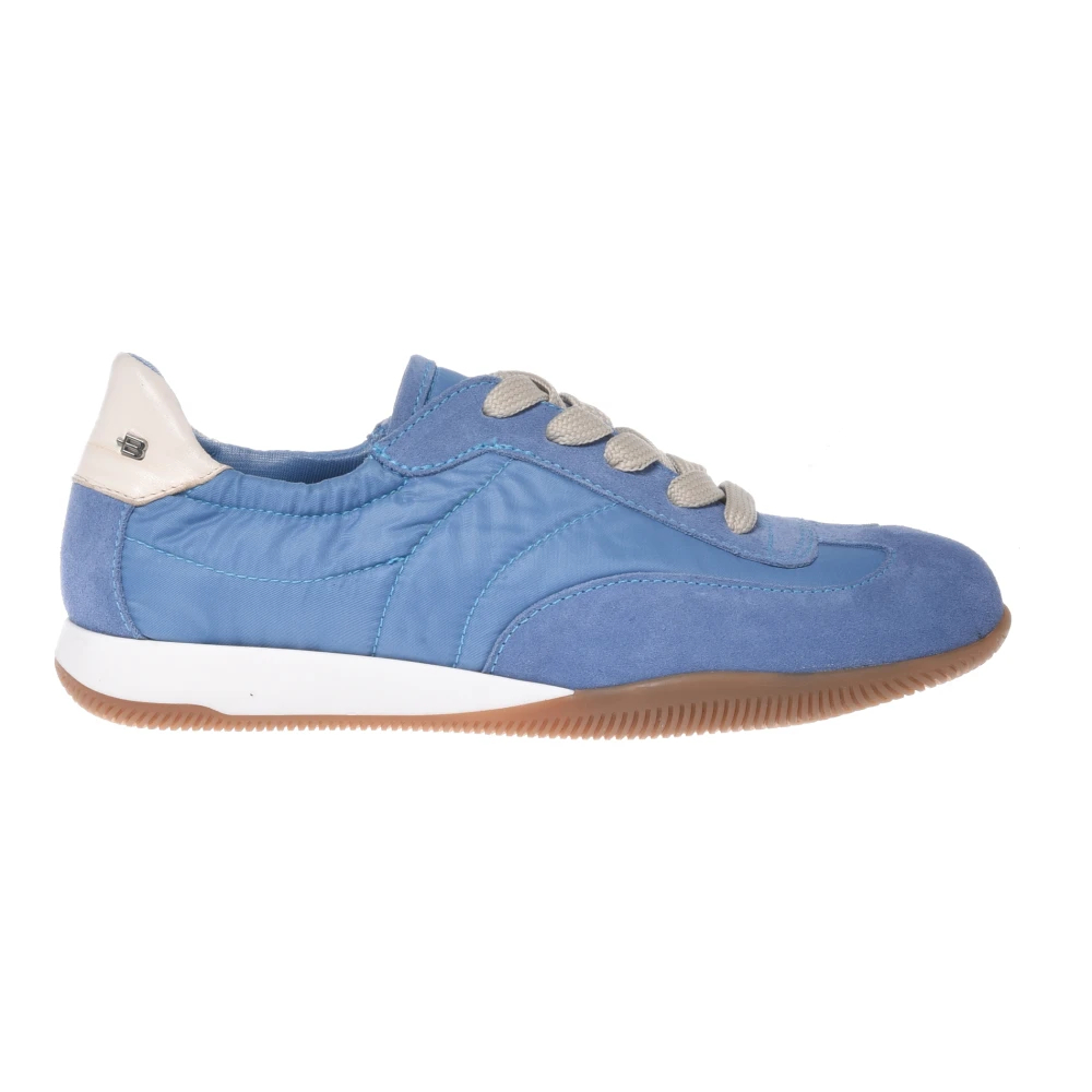Baldinini Damen Blau - Sneaker Aus Wildleder Und Stoff - Shoes - 41 Eu
