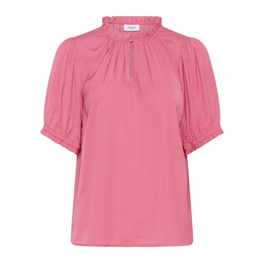 Saint Tropez , Damen, Blusen & Hemden, Rosa, 2XL - Bild 3