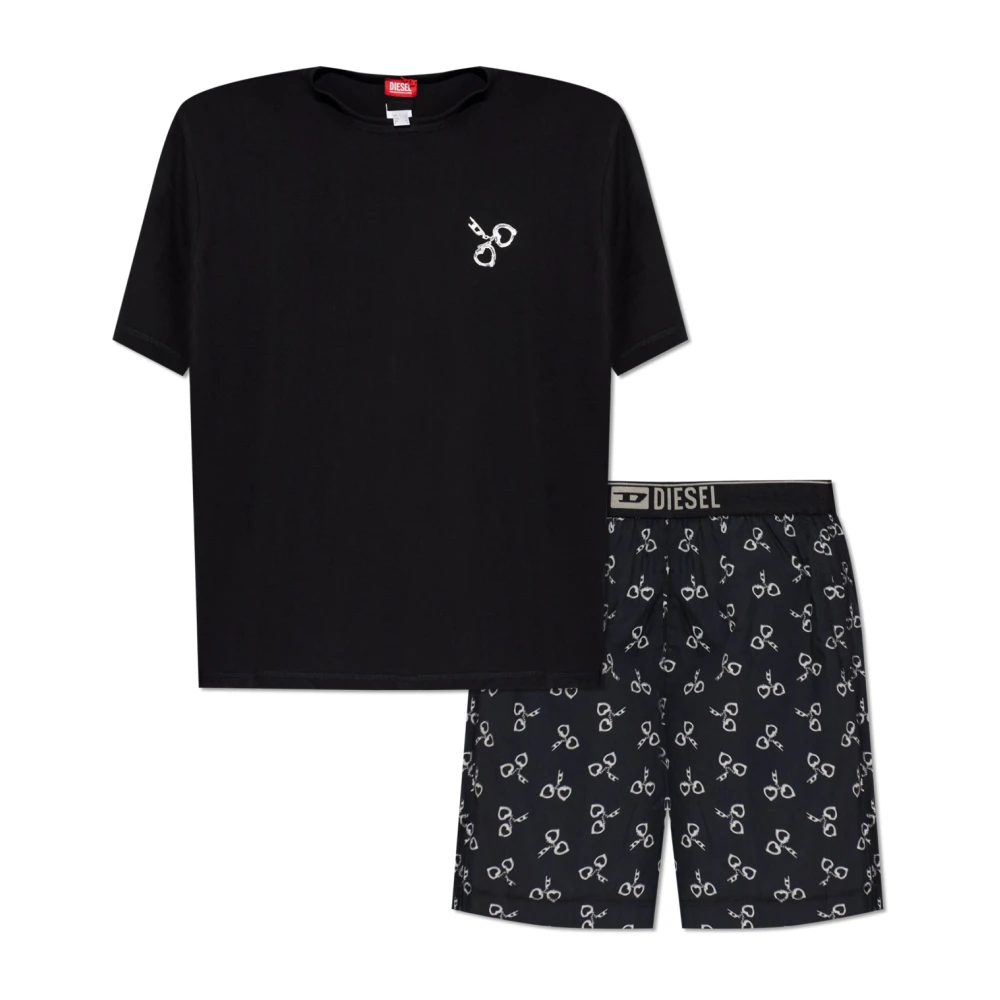 Diesel Herren Schwarz - Kit-James-D-Box Pyjamas - Nightwear & Lounge - K - Xs