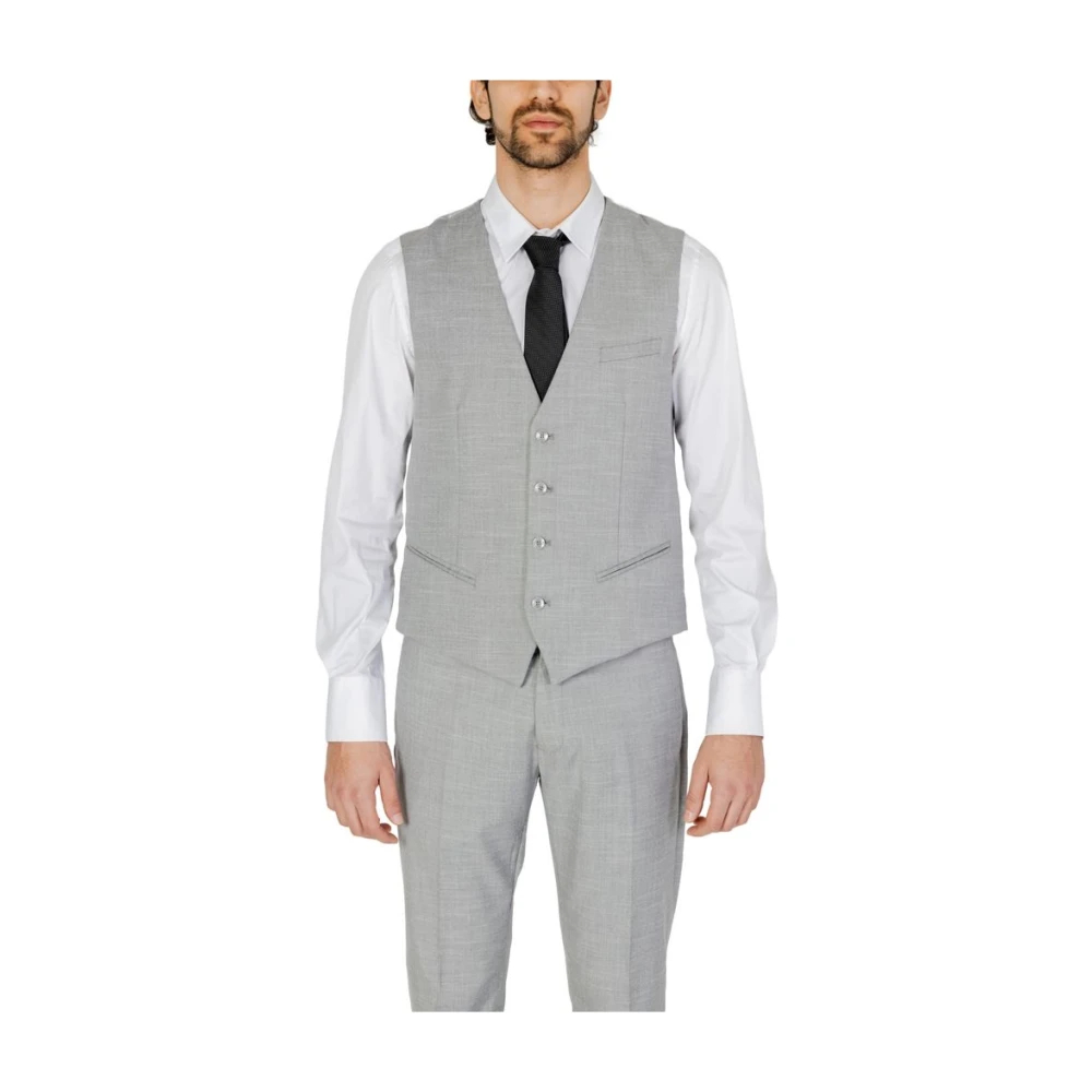 Antony Morato Herren Grau - Mmvs00012-Fa650330 Casual Weste - Suits - Xs