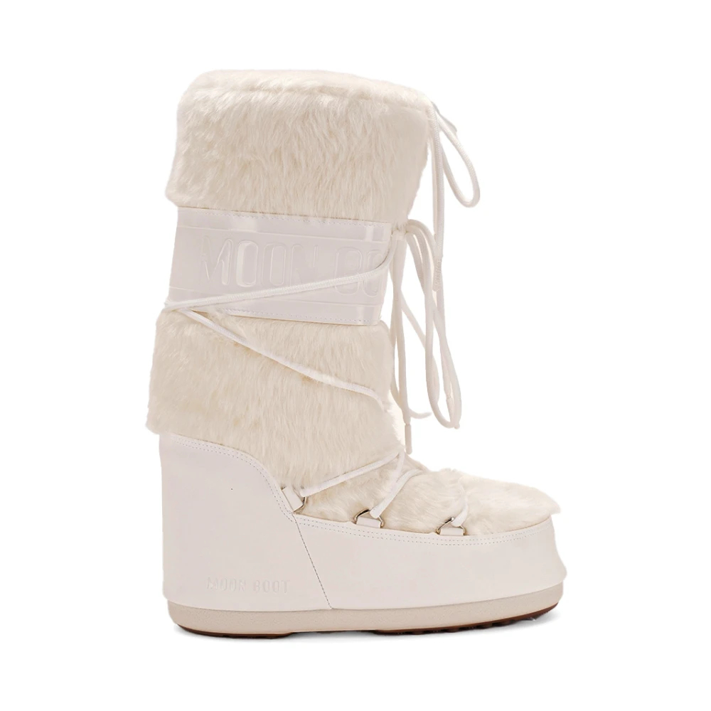 Moon Boot - Icon Faux-Fur Stiefel - Shoes - Damen - Weiß - 39 Eu - Bild 7
