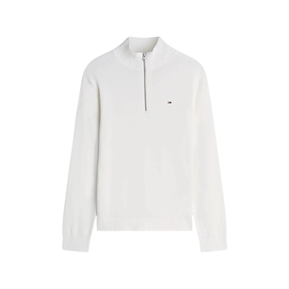 Tommy Jeans Herren Offwhite Tommy Hilfiger Troyer, Beige, Gr. L - Bild 5
