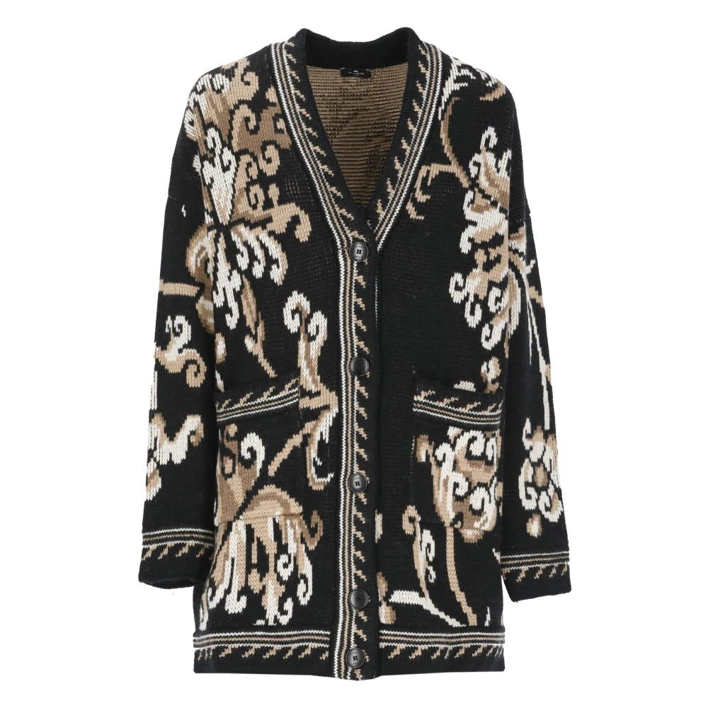 Etro , Damen, Strickwaren, Schwarzk, Xs - Bild 5