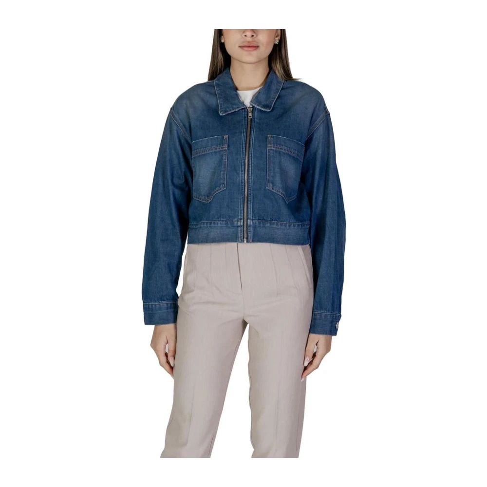 Replay Damen Blau - Frühling/Sommer Baumwollmischjacken Kollektion - Jackets - Xs
