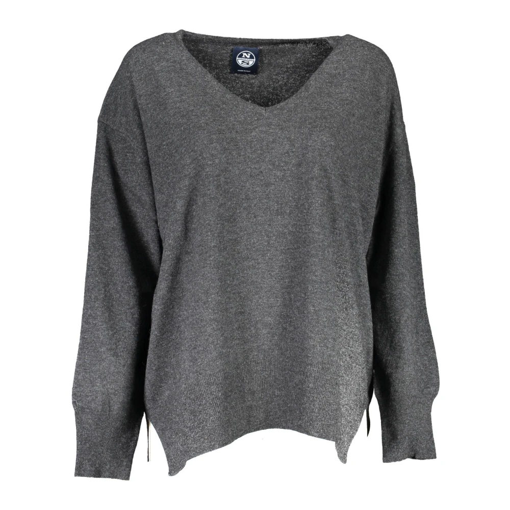 North Sails Damen Grau V-Ausschnitt Strickware Stil Nr. 16399 Extra Klein - Bild 6