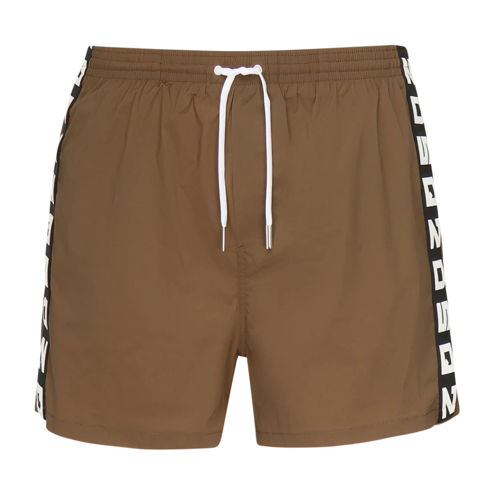 Dsquared2 Herren Braun - E Meer Kleidung Boxer Midi - Swimwear - S