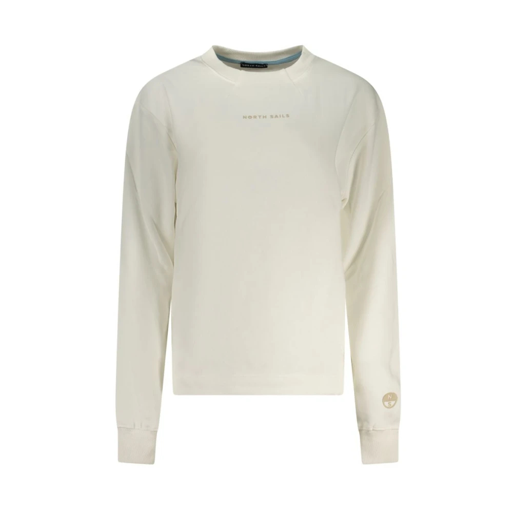 North Sails Damen Elfenbein Sweatshirt Mit Tonalem Logo Groß - Bild 5