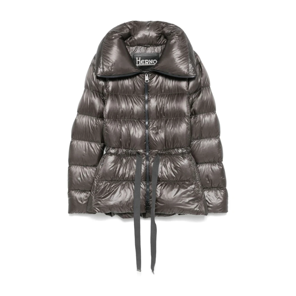 Herno Damen Grau - E Gesteppte Gepolsterte Jacke - Jackets - Xl