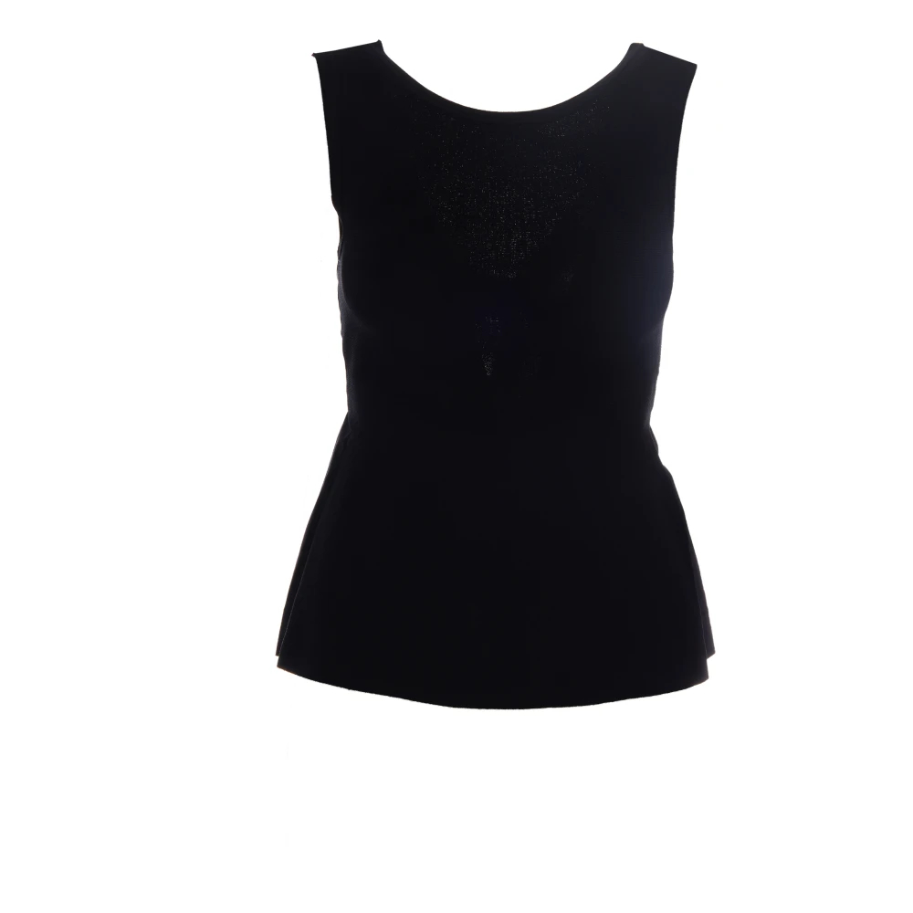 Liu Jo Damen Schwarz - Bow-Back Top - Tops - K - M