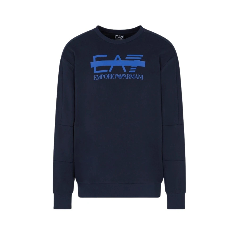 Emporio Armani Ea7 Herren Blau - Stilvolle Sweaters Kollektion - Sweatshirts & Hoodies - S