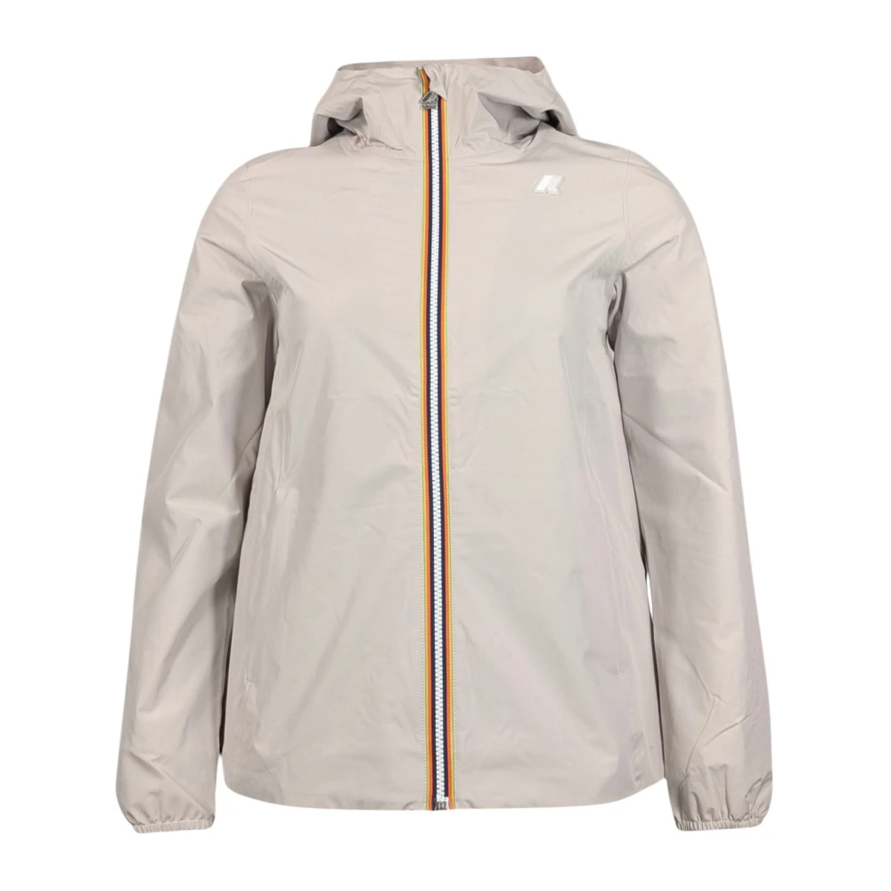 K-Way Damen Beige - Marguerite Stretch Poly Jersey Jacke - Jackets - L
