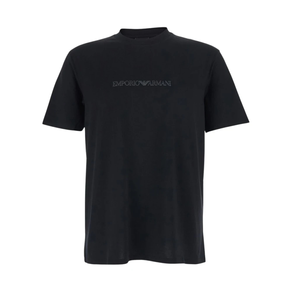 Emporio Armani - T-Shirts Und Poloshirts - Tops -Herren -Schwarzk -S
