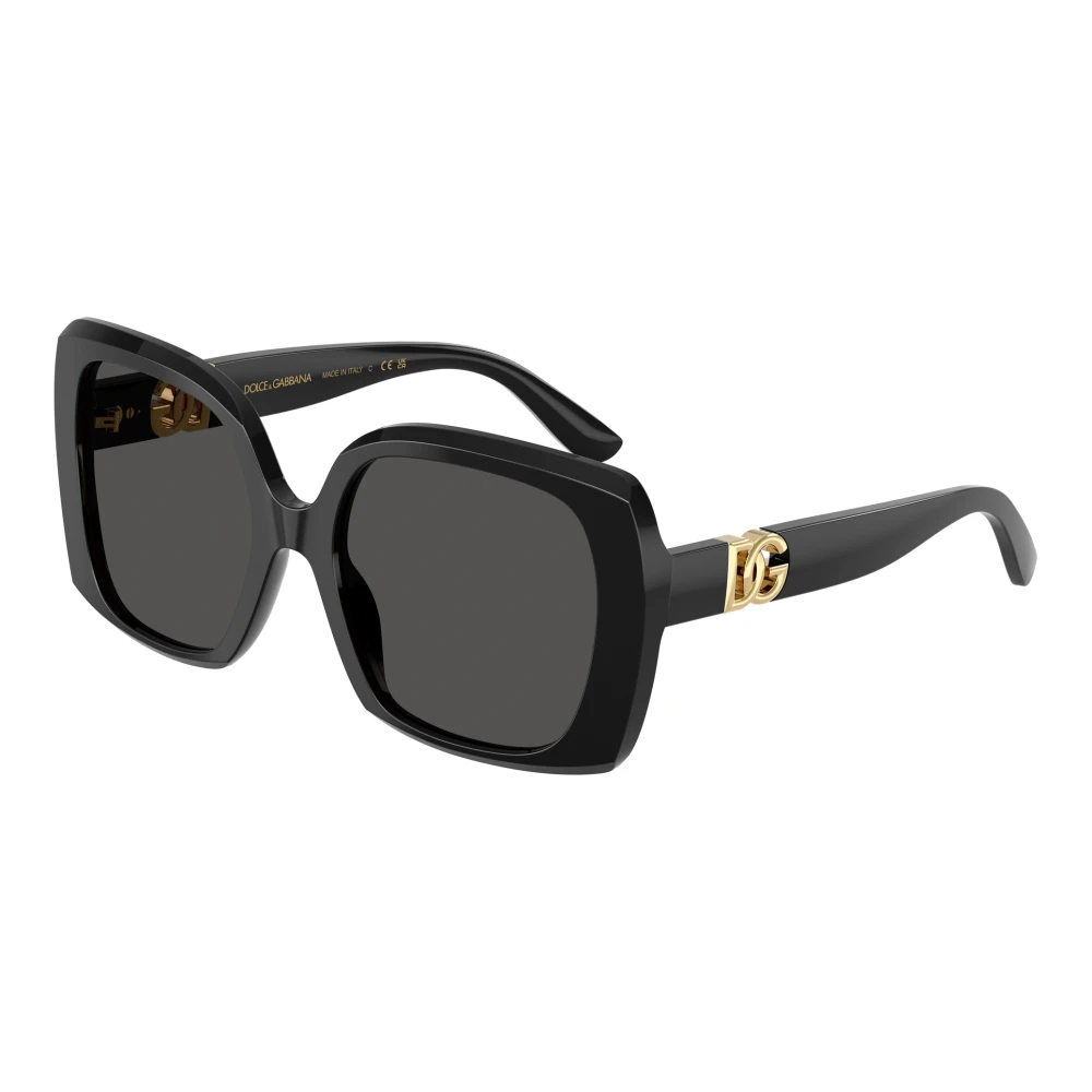 Dolce & Gabbana Damen Schwarz Dg4475 501/87 Sonnenbrillen Acetat Grau Quadratisch Normal - Bild 7
