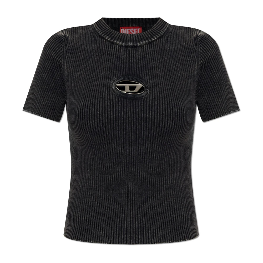 Diesel Damen Grau - M-Anchor A-Ss Top - Tops - Xs