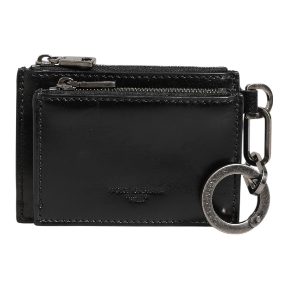 Dolce & Gabbana Herren Schwarz - Kartenhalter-Portemonnaie - Accessories - K - One Size