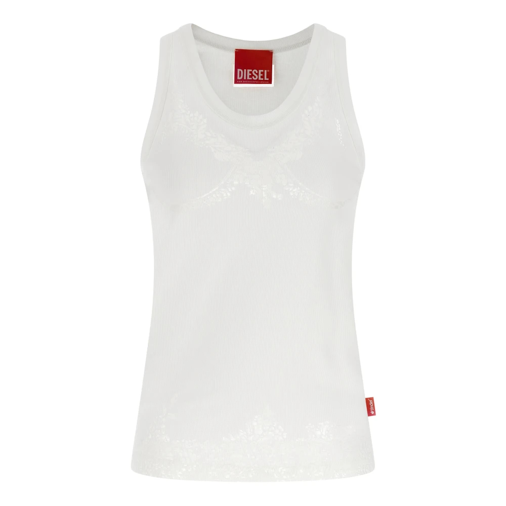 Diesel Damen Weiß - Pr-T-Anki-Lace-R Tank Top - Tops - M
