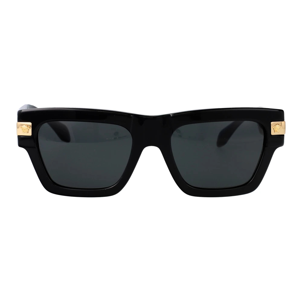 Versace Herren Grau Ve4464 Gb1/87 Sonnenbrillen Acetat Schwarz Quadratisch Normal - Bild 7
