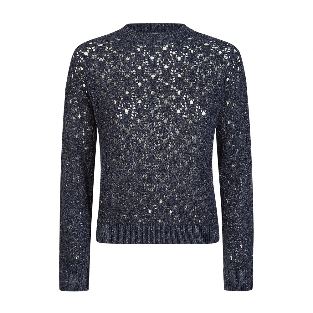 Eleventy Damen Blau - Rundhals-Strickware - Knitwear - S