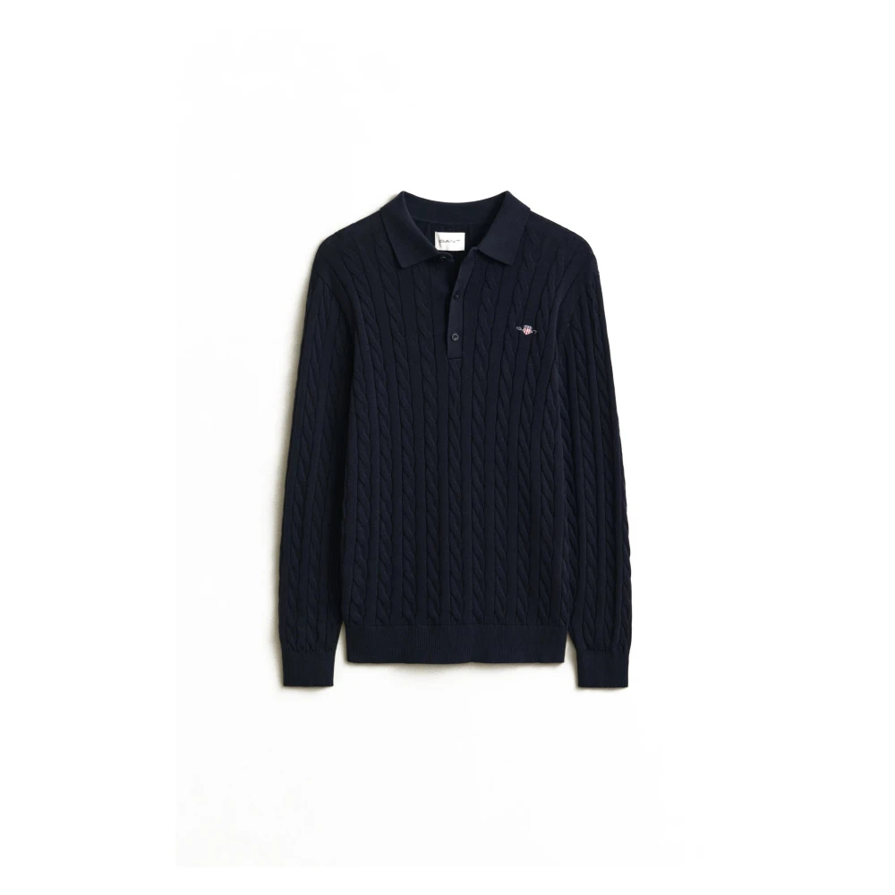 Gant , Herren, Strickwaren, Blau, M - Bild 12