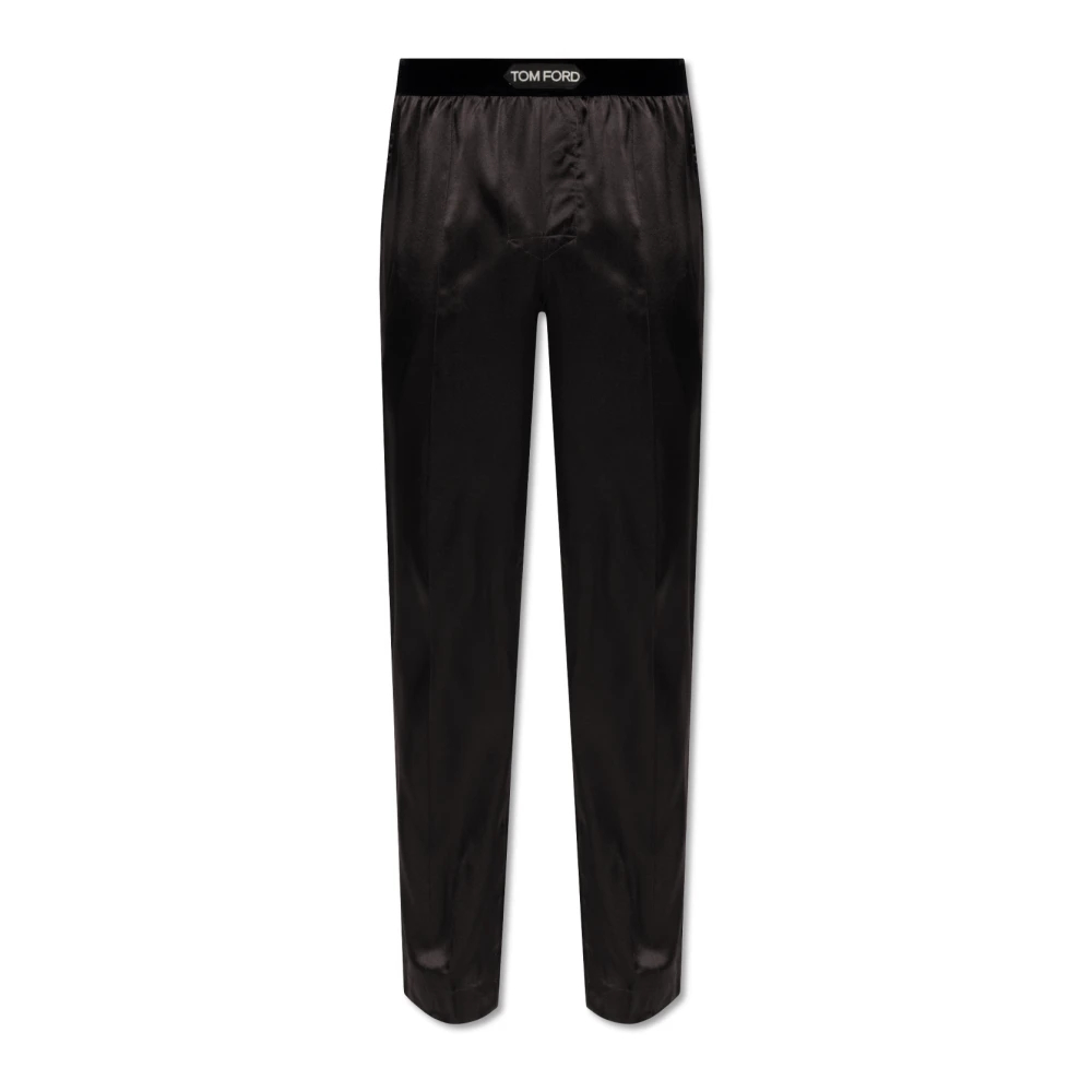 Tom Ford Herren Braun - Seiden Pyjama Hose - Nightwear & Lounge - Xl