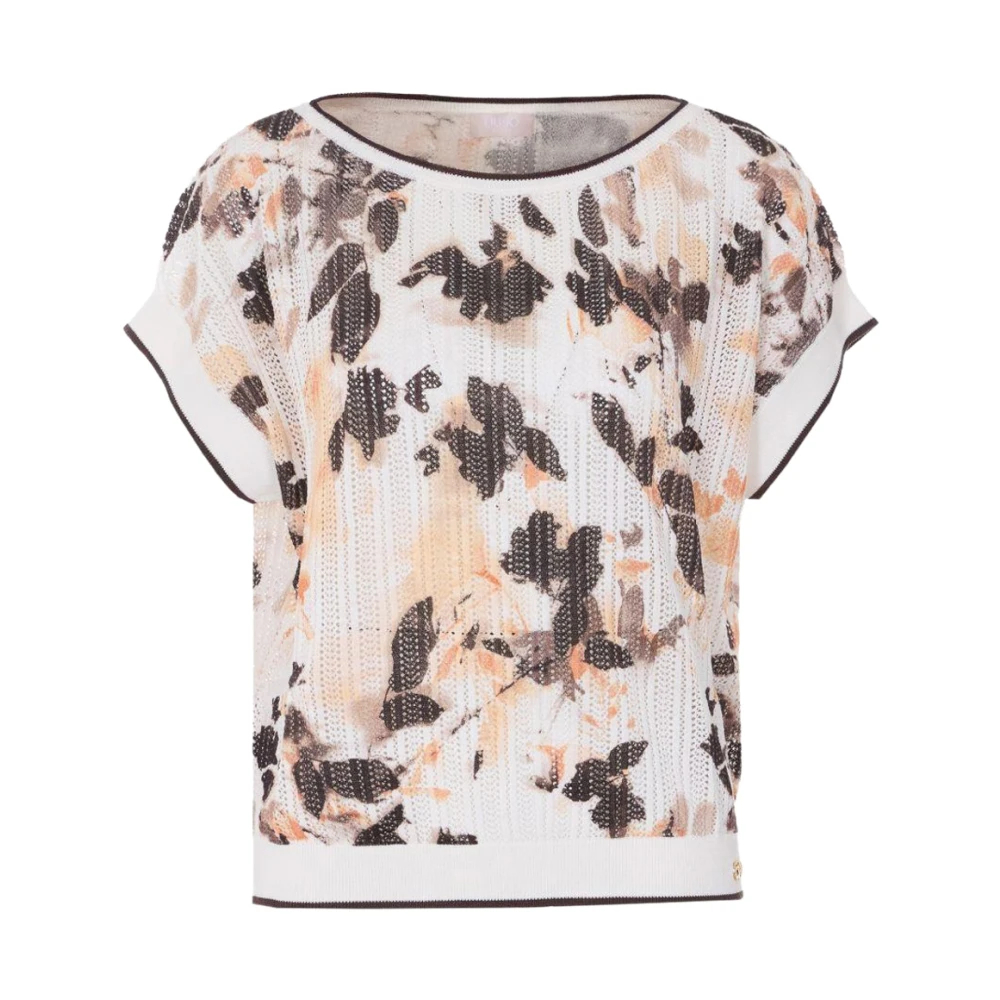 Liu Jo Damen Multicolor - Rundhals-Strickware - Knitwear - Mehrfarbig -L