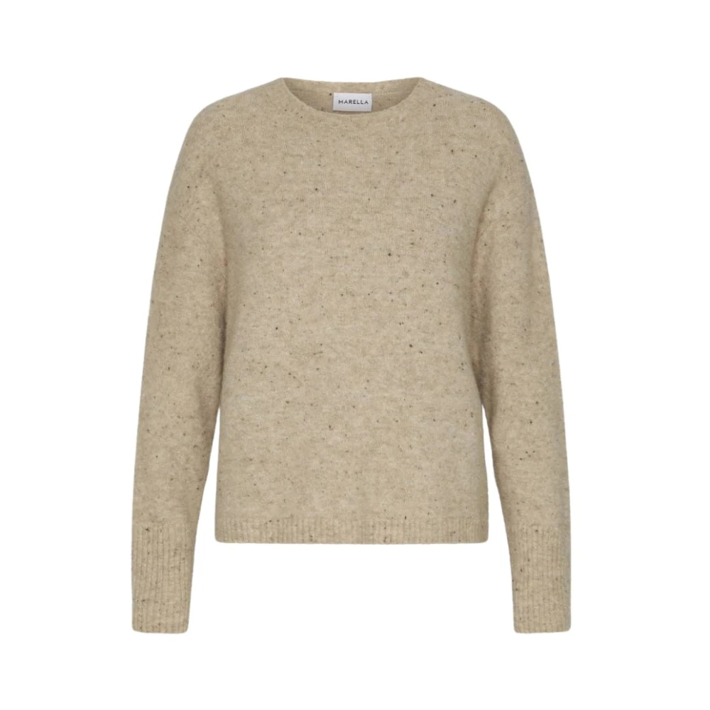 Marella Damen Braun - Rundhals-Strickware - Knitwear - M