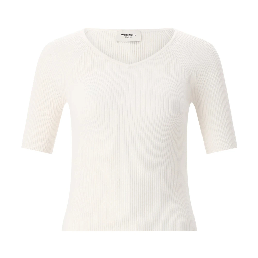 Weekend Max Mara Damen Beige - V-Ausschnitt Strickware - Knitwear - S